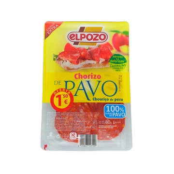 El Pozo Chorizo de Pavo 70grs